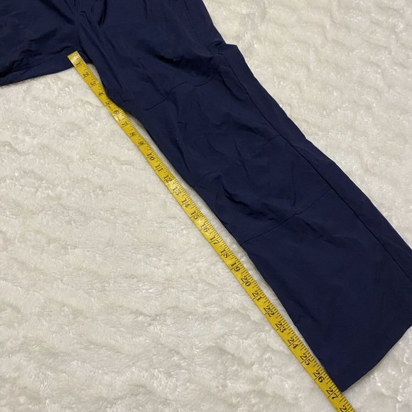 MEC Pants Men's 34 X 32 Navy Nylon Stretch Hiking Drawstring Waist Pockets - Picture 13 of 15